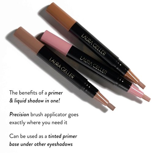 LAURA GELLER Spackle Waterproof Eye Hues - Liquid Waterproof Eyeshadow for Hooded & Mature Skin | Espresso