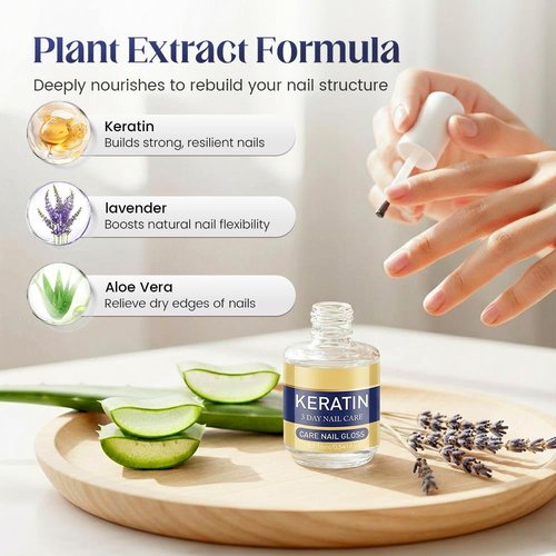 Regine Switzerland Keratin Nail Care Oil - Strengthening & Hydrating Treatment for Dry Nails (1 pcs)