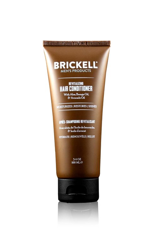 Brickell Men's Revitalizing Hair Conditioner - Natural & Organic Formula for Shine & Moisture | 3.4 Ounce