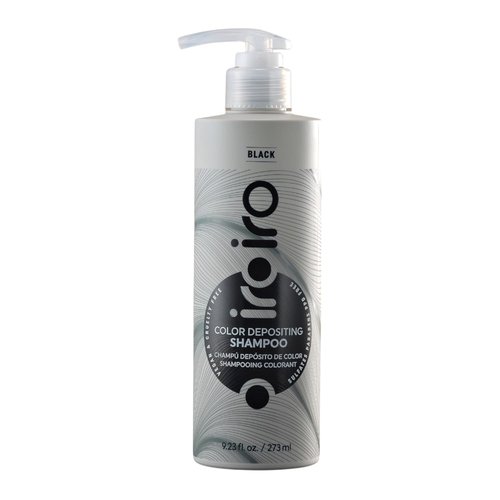 Iroiro Color Depositing Shampoo - Deep Black Hue for Vibrant, Long-Lasting Color