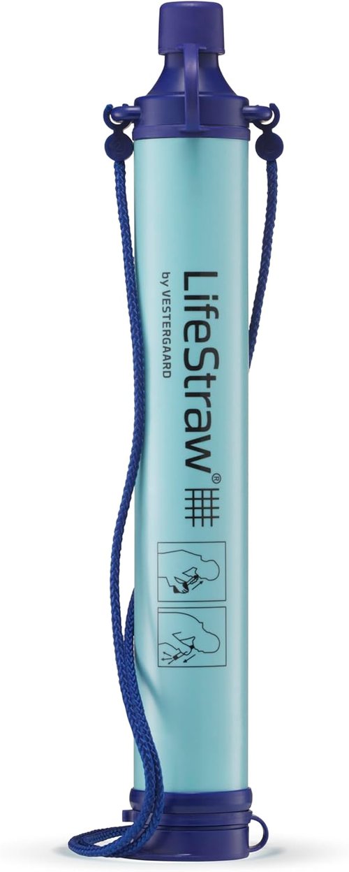 LifeStraw Personal Water Filter - Essential for Hiking, Camping, Travel & Emergency Use