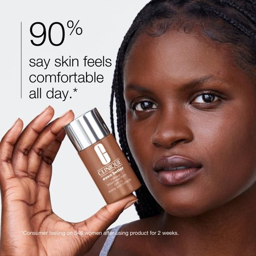 Clinique Even Better Makeup Liquid Foundation SPF 15 - Vitamin C Infused for All Skin Types | Medium Coverage & Natural Finish