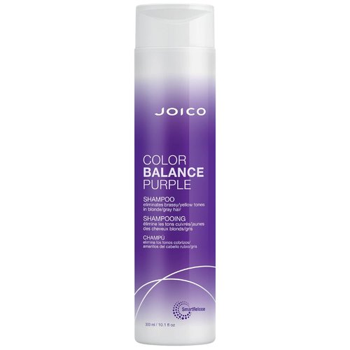 Joico Color Balance Purple Shampoo - Eliminate Brassy Tones for Cool Blonde & Gray Hair | UV Protection & Shine Boost with Rosehip Oil