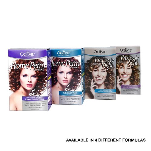 Ogilvie Salon Styles Home Perm - Original Formula for Color Treated & Delicate Hair - 1 Application
