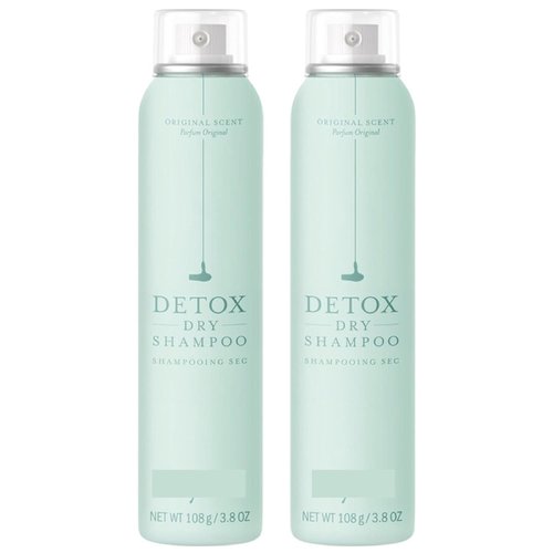 Detox Dry Shampoo Spray - Absorbs Excess Oil & Refreshes Hair | Original Scent, 3.8 Oz, Pack of 2