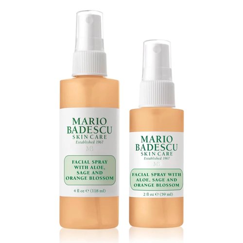 Mario Badescu Facial Spray - Hydrating Face Mist with Aloe, Sage & Orange Blossom for All Skin Types