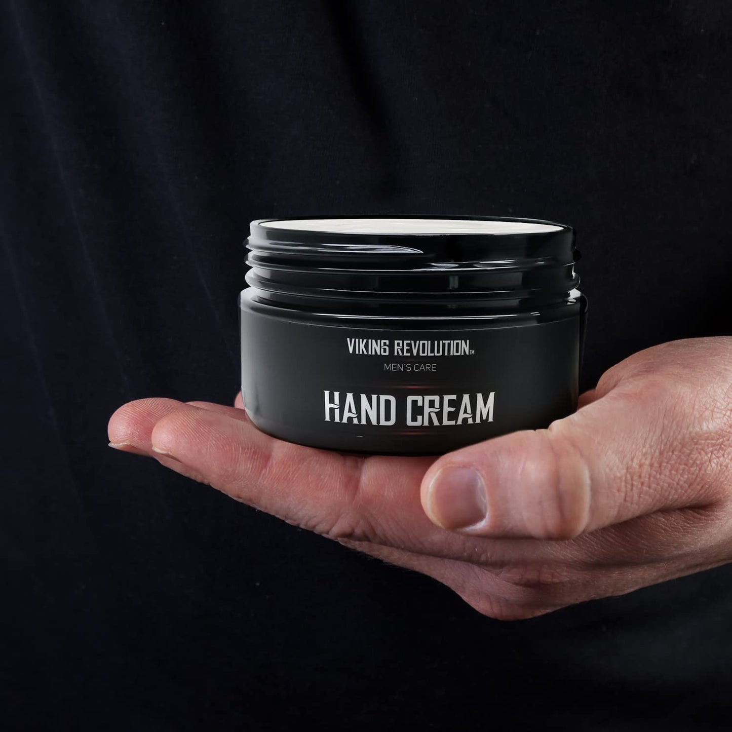Viking Revolution Men's Hand Cream - Aloe Vera & Vitamin E Repair for Dry, Cracked Hands (3.5oz)