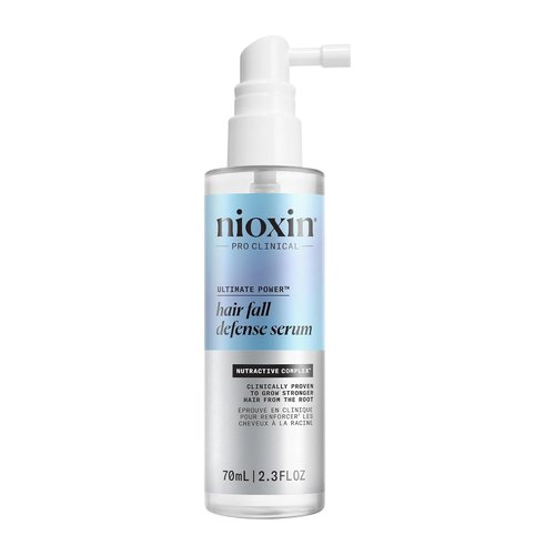 Nioxin Hair Fall Defense Leave-In Treatment - Thicker, Stronger Hair with Niacinamide & Caffeine | 2.3 Fl Oz