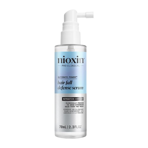 Nioxin Hair Fall Defense Intensive Daily Leave-In Hair Treatment | With Niacinamide, Caffeine, Lauric Acid, and Sandalore | For Thicker, Stronger Hair | 2.3 Fl Oz.