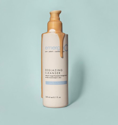 emerginC Deglazing Cleanser - Soap-Free Face Wash for Oily & Blemish-Prone Skin | 8.1 oz (240 ml)