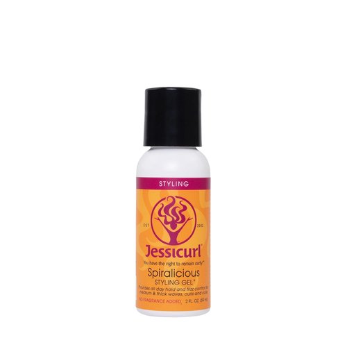 Jessicurl Spiralicious Gel - Frizz Control Hair Styling Gel for Curly Hair | 2 Fl Oz, Vegan & Sulfate Free