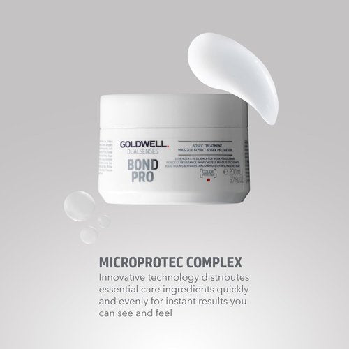 Goldwell Dualsenses Bond Pro Strengthening Treatment - 60 Sec Repair for Damaged Hair | 200mL