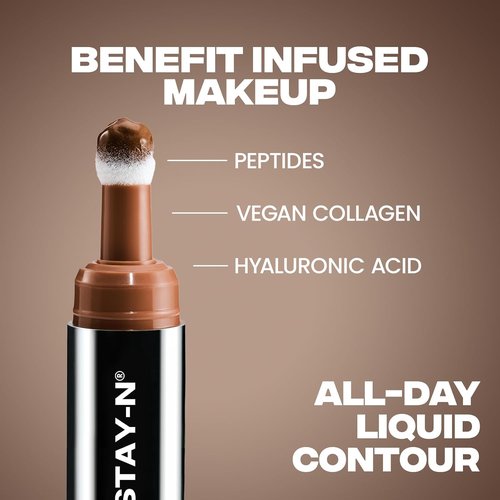 Sacheu Liquid Contour - Long-Lasting Cream Contour Makeup | Blendable, Lightweight & Vegan Formula