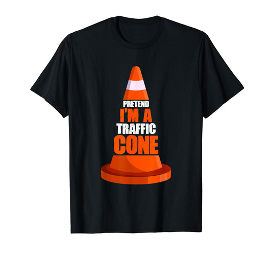 Pretend I'm A Traffic Cone Costume T-Shirt