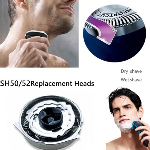 Philips Norelco SH50 Replacement Heads - Compatible Razor Blades for 5000 Series | 6-Pack