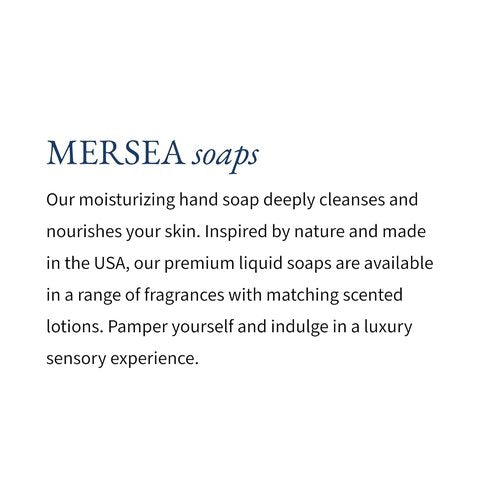 MERSEA Moisturizing Liquid Hand Soap - Voyager Scent in 16 fl oz Pump Bottle