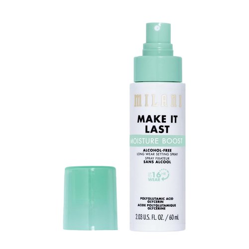 Milani Make It Last Moisture Boost Setting Spray - Alcohol-Free Waterproof Makeup Mist - Hydrating Formula for Sensitive Skin - 1 Count
