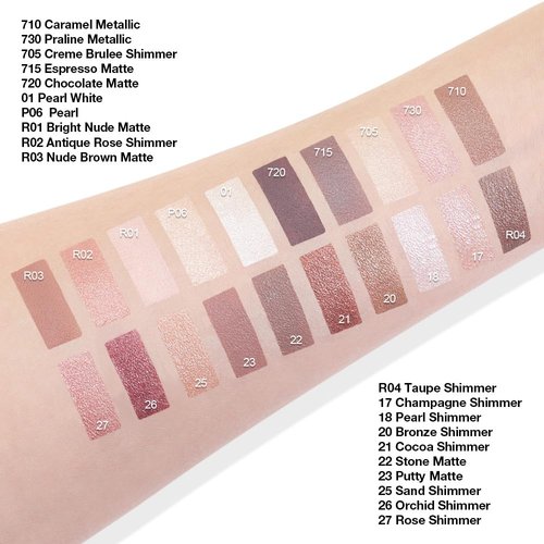Kaely Cream Eyeshadow Pot - Pearl White Sparkle | High Pigment Waterproof Formula for Mature Skin