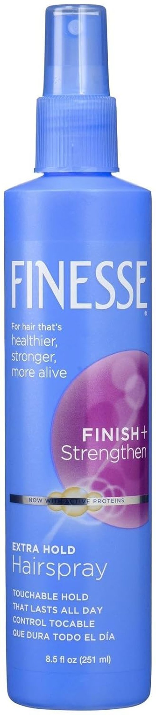 Finesse Extra Hold Non-Aerosol Hair Spray - Strengthens & Finishes | 8.5 oz