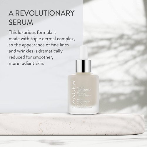 Lancer Skincare Active Rejuvenation Serum - Daily Anti-Aging Formula with Triple Dermal Complex | 1 Fl Oz