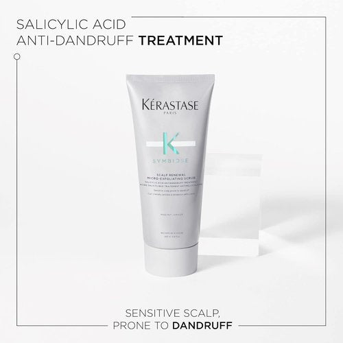 Kerastase Symbiose Scalp Renewal Scrub - Micro-Exfoliating Formula | Purifies & Soothes Dandruff | 6.8 Fl Oz
