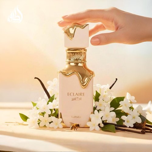 Lattafa Eclaire Eau de Parfum - Long-Lasting Vanilla & Caramel Fragrance for Women | 3.40 Oz / 100 ml
