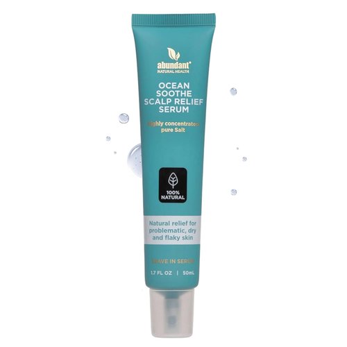 Abundant Natural Health Ocean Soothe Scalp Relief Serum - Magnesium Salt Treatment for Dry Skin | 50mL