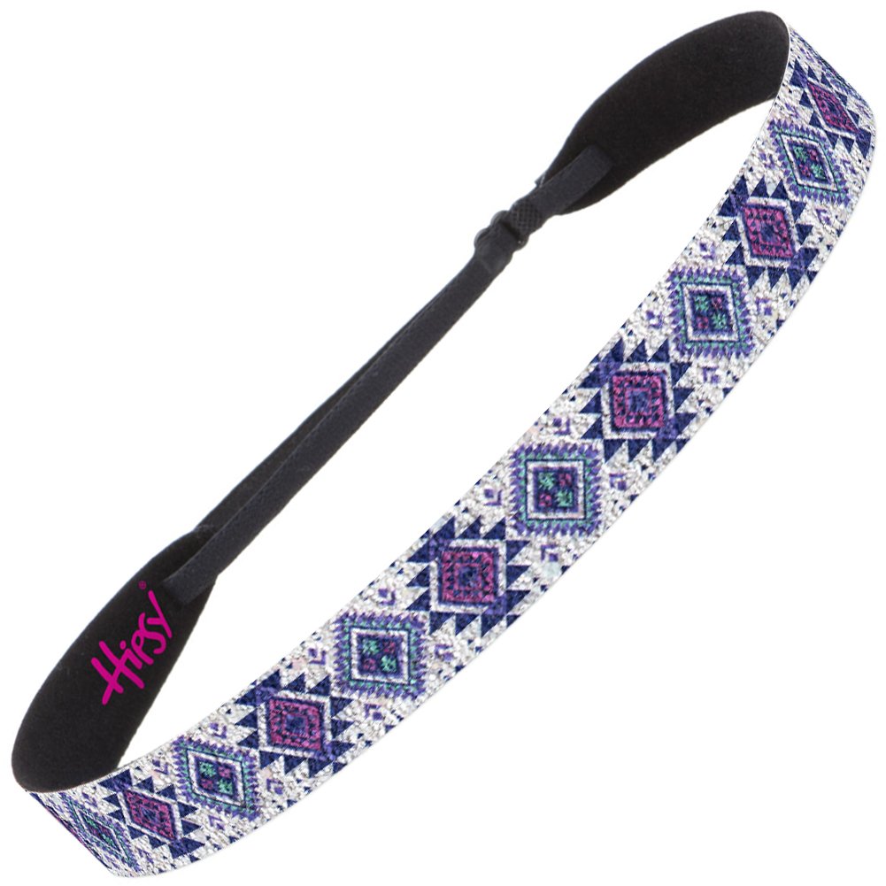 Hipsy Women's Adjustable Cute Fashion Hippie Headbands Hairband Gift Pack (Pink & Blue Aztec 1pk)