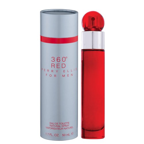 Perry Ellis 360 Red Men Eau De Toilette Spray - Invigorating Fragrance | 1.7 Ounce