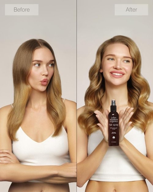John Masters Organics Hair Spray - 95% Organic Ingredients | USDA Certified Organic Formula