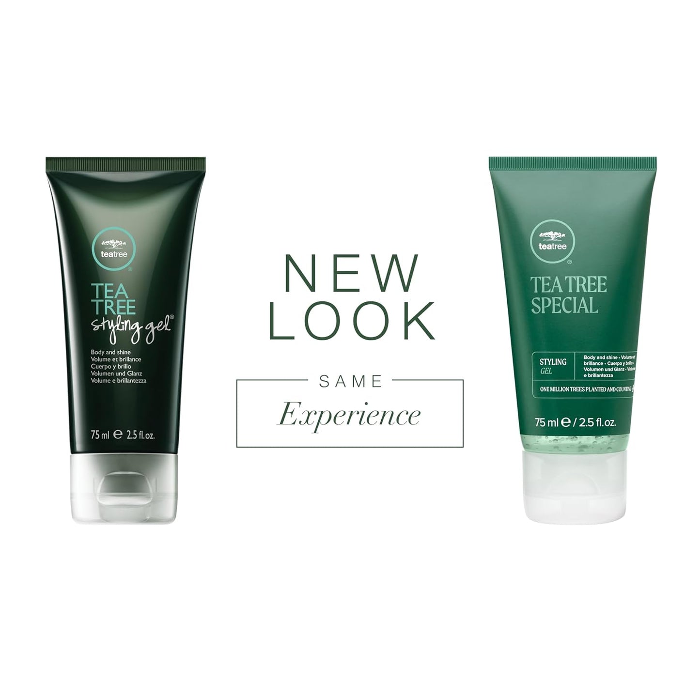 Tea Tree Styling Gel - Medium Hold & High-Shine Finish for All Hair Types