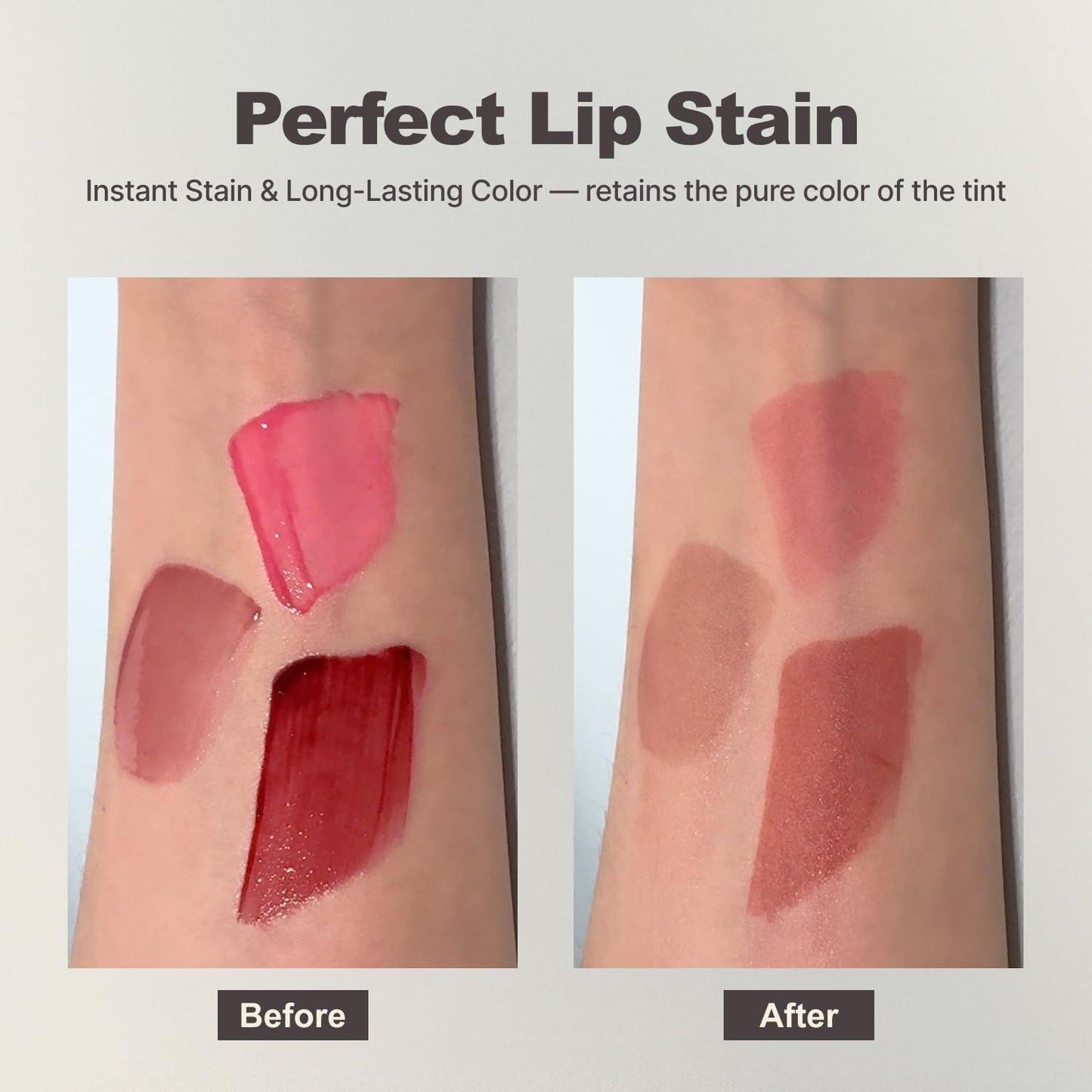 DINTO Blur-Glowy Lip Tint - Hydrating, Long-Lasting Glossy Finish | Lightweight, Non-Sticky, Vegan, 0.11 fl. oz.