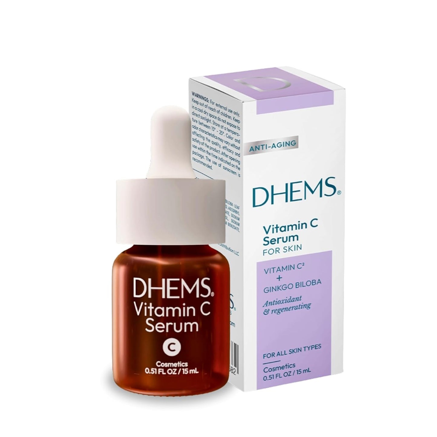 Skiennix Vitamin C Serum - Brightening Antioxidant Formula with Ginkgo Biloba for Dull Skin | 15ml