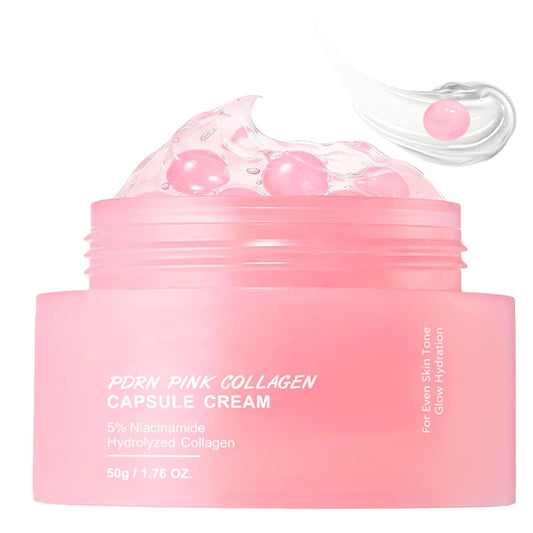 Skiennix PDRN Capsule Cream - Lightweight Salmon DNA Moisturizing Gel for Deep Hydration | 1.76 oz