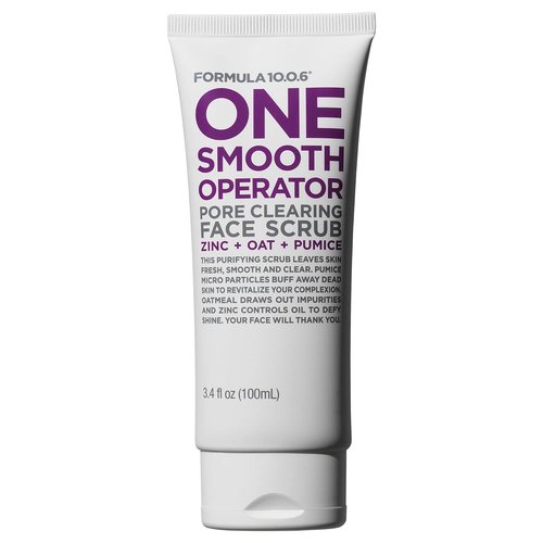 Formula 10.0.6 Pore Clearing Face Scrub - One Smooth Operator (3.4 Fl. Oz.) | Vegan & Cruelty-Free