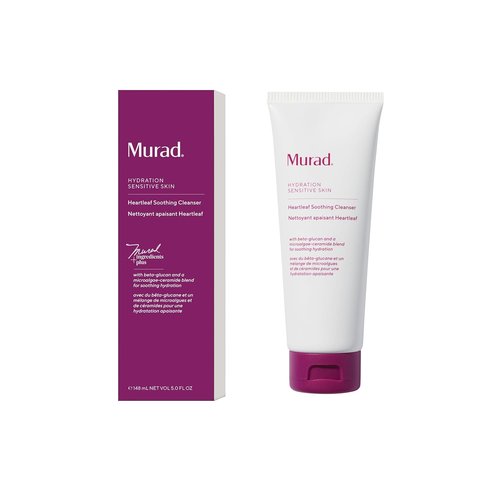 Murad Heartleaf Soothing Cleanser - Gentle Face Wash with Fermented Heartleaf & Ceramides for Sensitive Skin | 5 Fl Oz