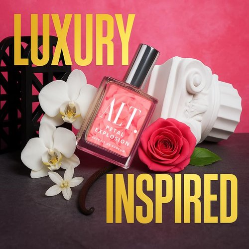 ALT. FRAGRANCES Petal Explosion - Luxury Floral Extrait de Parfum for Women, Long-Lasting 60ml