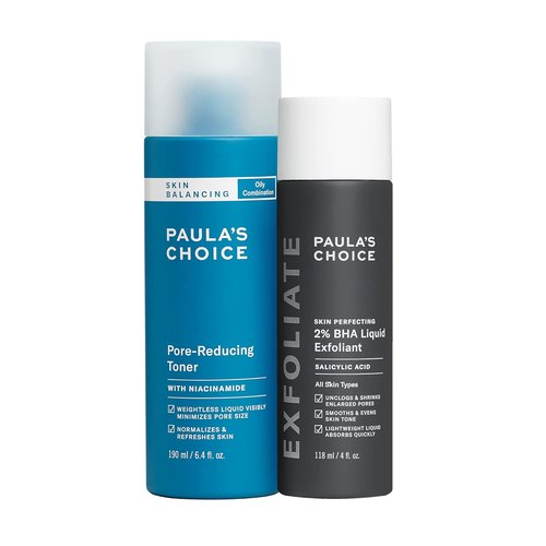 Paula's Choice 2% BHA Liquid Exfoliant - Minimize Clogged Pores & Balance Skin | Set of 2