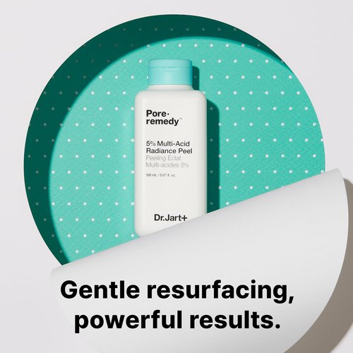 Dr.Jart+ Pore Remedy 5% Multi-Acid Radiance Peel - Korean Face Exfoliator, 5.07 Fl Oz