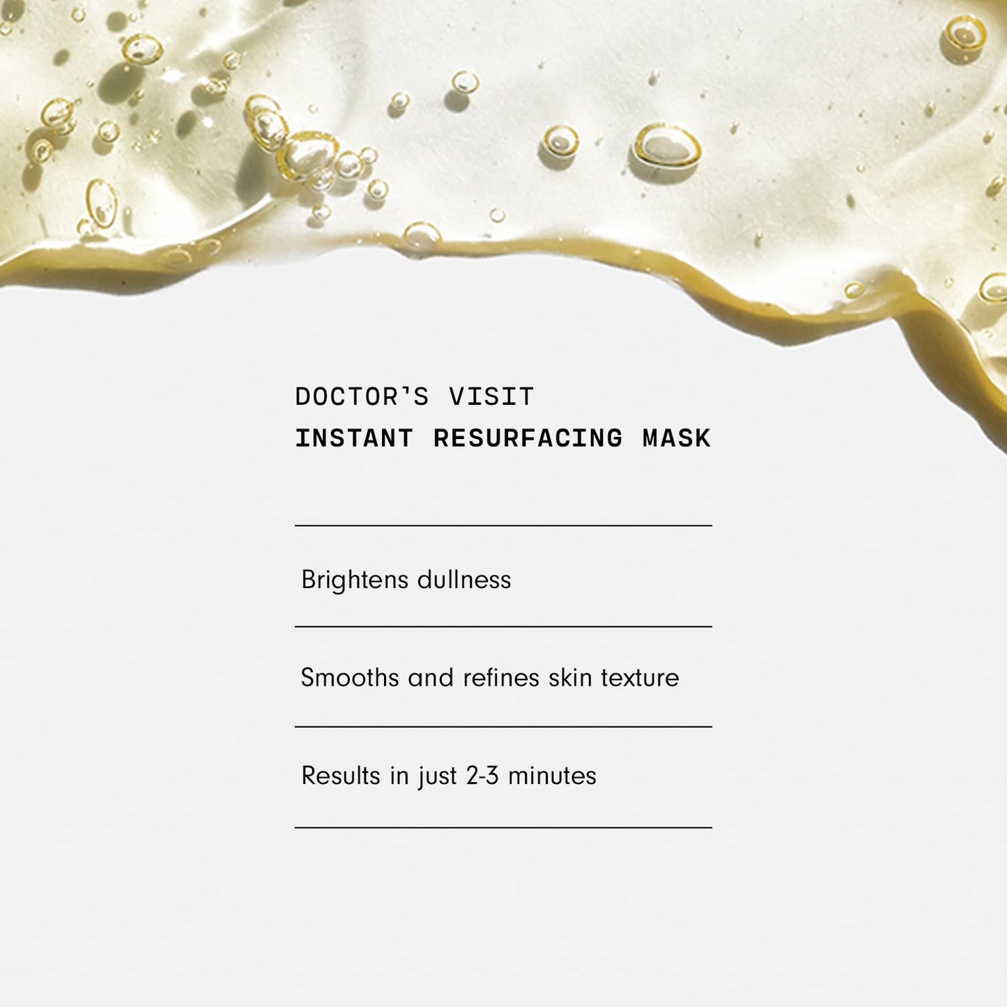Versed Doctor’s Visit Instant Resurfacing Face Mask - Exfoliating AHA, BHA & Enzyme Formula - Brightens & Moisturizes Skin with Vitamin C - Vegan (1.7 fl oz)