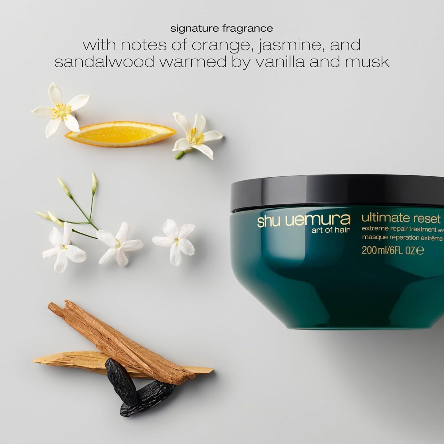 shu uemura art of hair ultimate reset extreme repair hair mask - formulated with japanese rice extract to reduce split ends and breakage, deeply conditions and nourishes very damaged hair