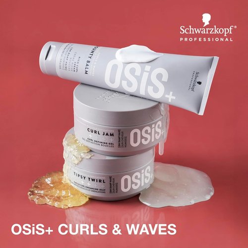 OSiS+ Tipsy Twirl Curl Cream - 10.1 Fl Oz | Medium Hold Curl Enhancer for Defined Waves & Humidity Protection