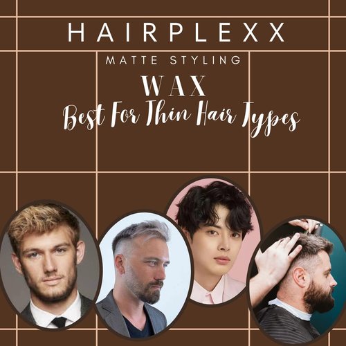 Hairplexx Matte Wax - Strong Hold Molding Hair Paste for All Hair Types | Paraben Free, 2.7 oz