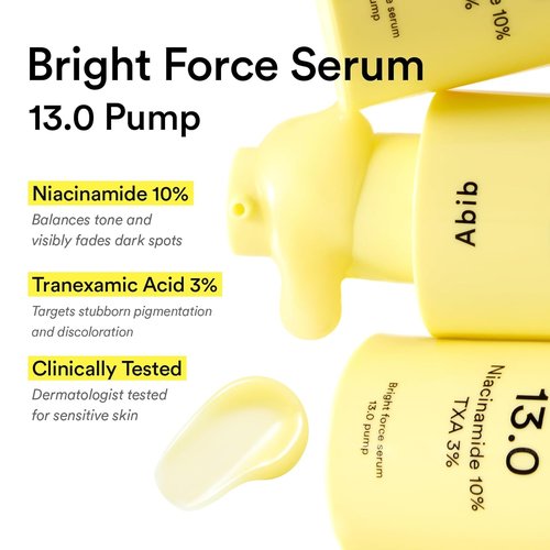 Abib Bright Force Serum - Niacinamide 10% & TXA 3% for Radiant Skin | 1.01 fl. oz.
