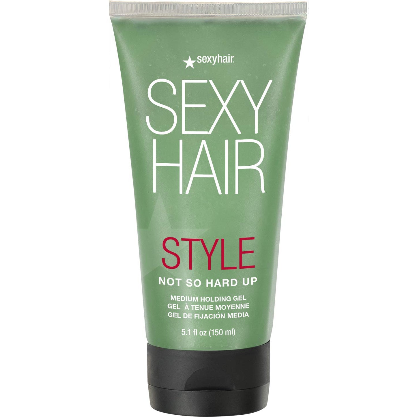 SexyHair Medium Holding Gel - Flexible Formula for All Hair Types | 5.1 Oz | Re-Styling Made Easy