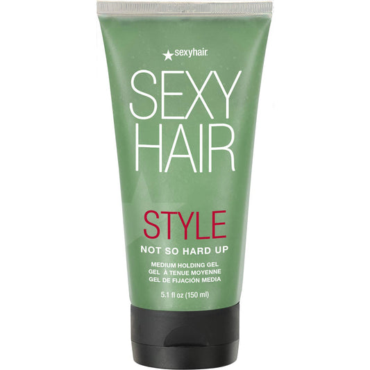 SexyHair Medium Holding Gel - Flexible Formula for All Hair Types | 5.1 Oz | Re-Styling Made Easy