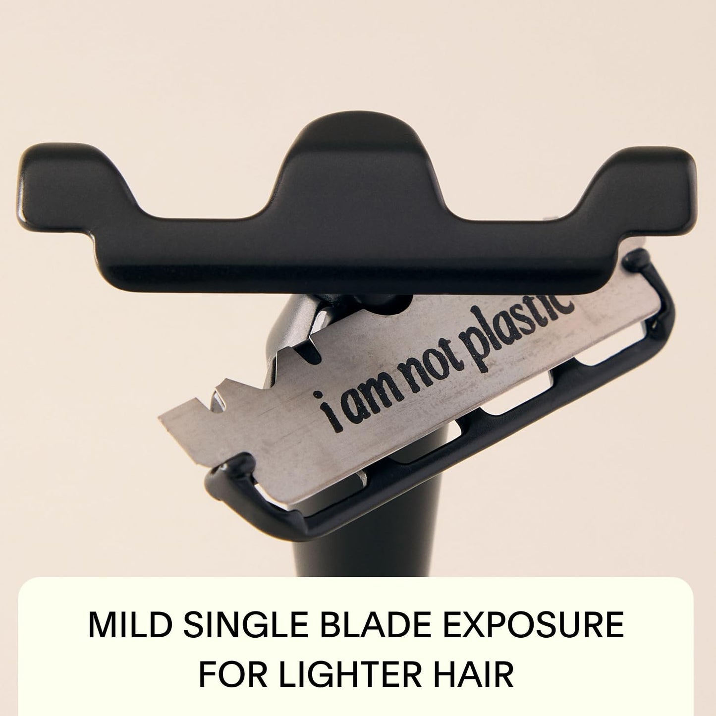 Leaf Shave | The Twig Razor Set, Silver - Includes Twig Razor, Matching Stand, 50-Pack of Single-Edge Blade Refills, and Blade Bank