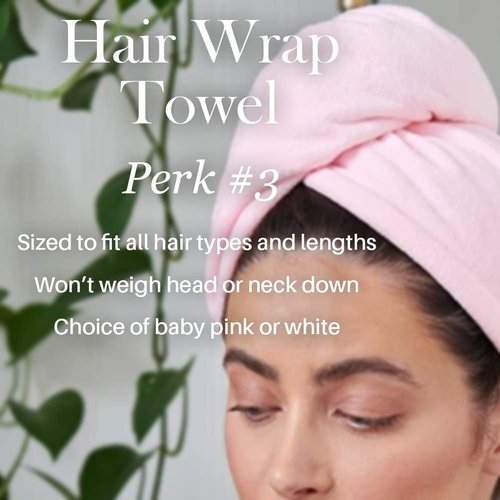 L'ANGE HAIR Microfiber Hair Wrap - Quick-Dry, Frizz-Free Towel for All Hair Types | Perfect for Sleep & Shower