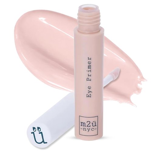 M2U NYC Eyeshadow Primer - Hydrating, Waterproof Formula for Long-Lasting, Crease-Free Wear | Lightweight with Hyaluronic Acid & Vitamin E