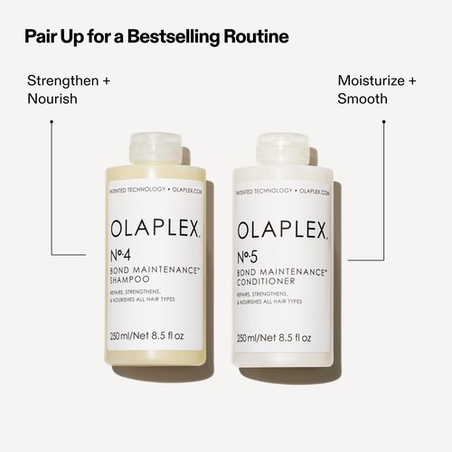 Olaplex Nº.5 Bond Maintenance™ Hair Strengthening Conditioner: Repairs Damage & Defend Against Future Breakage | Reduce Frizz | For Coily, Curly, Straight, and Wavy, 250 mL / 8.5 Fl. Oz.